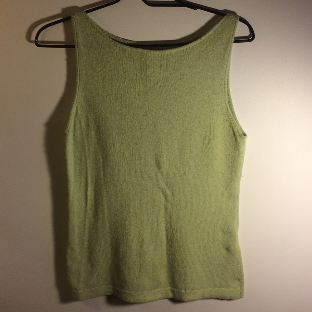 90s GAP CASHMERE BLEND BOAT NECK TANK TOP
